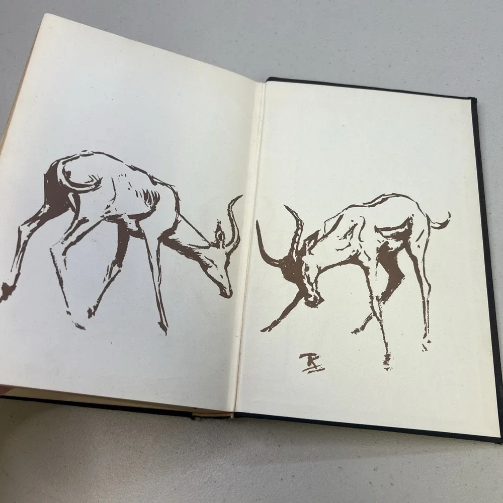 VTG‎ Horn of the Hunter by Robert C. Ruark, 1953 Collectible Illustrated Africa